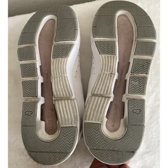 On Cloud Sneakers Shoes Womens 9.5 White Gray - Picture 6 of 6